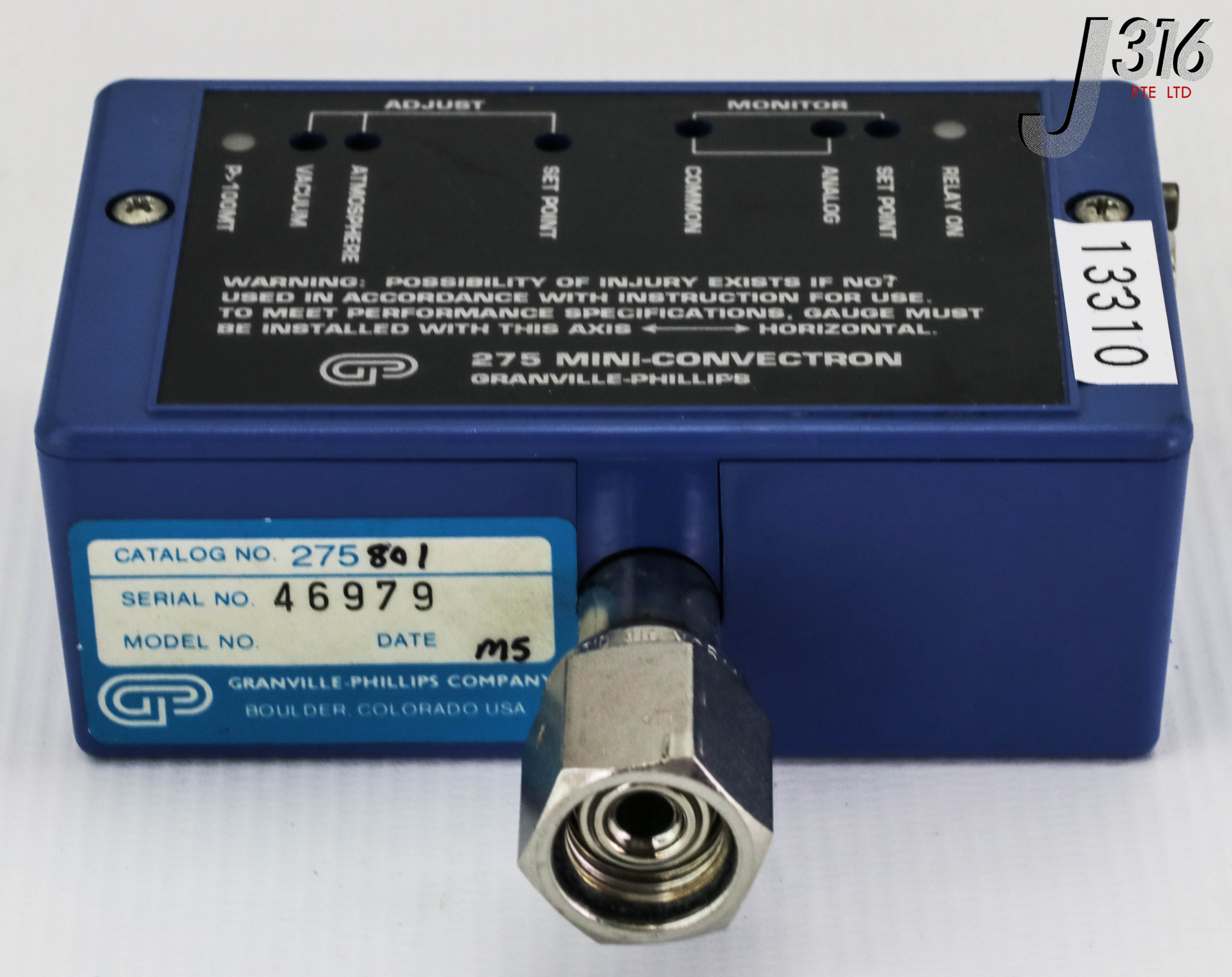 写真 13310 GRANVILLE-PHILLIPS 275 MINI CONVECTRON MODULE GAUGE 275801